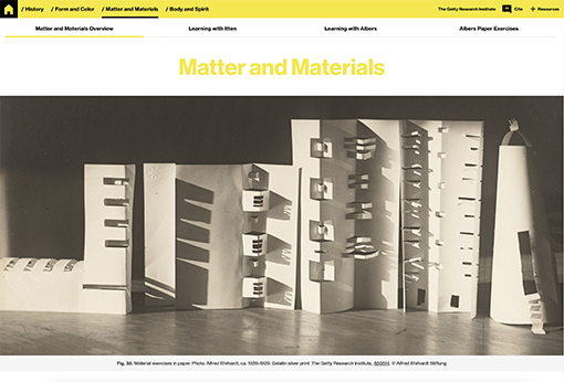 Bauhaus Online Exhibition