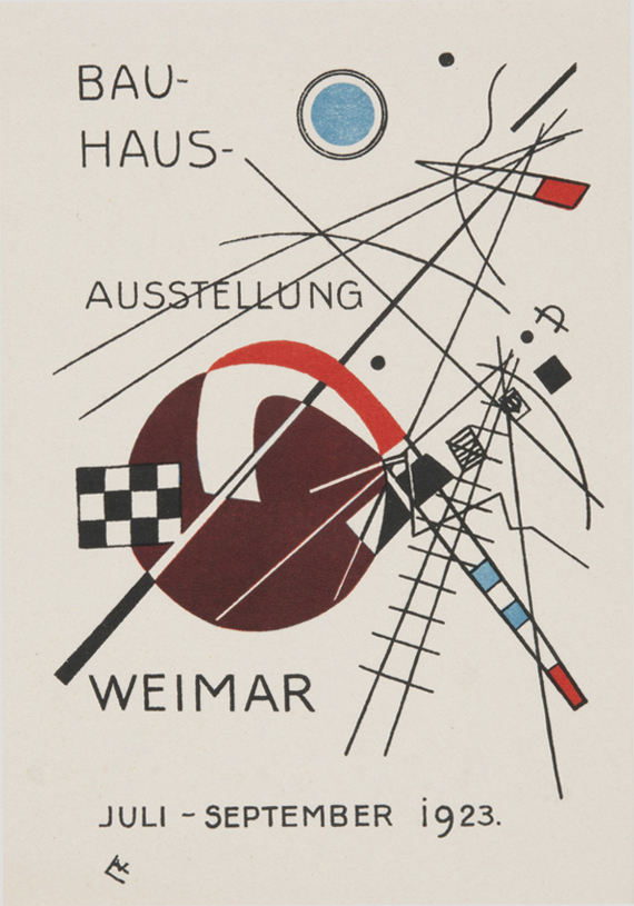 Wassily Kandinsky, Postkarte Nr. 3 Bauhaus-Ausstellung Weimar, 1923. @philamuseum Wassily Kandinsky, Postkarte Nr. 3 Bauhaus-Ausstellung Weimar, 1923. @philamuseum