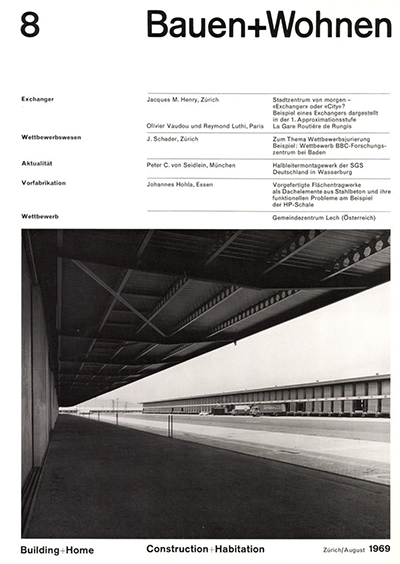 titel bauen+wohnen 23–1969 heft 8 titel bauen+wohnen 23–1969 heft 8