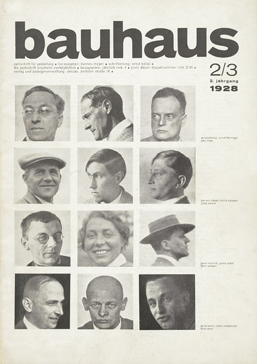 Titel Bauhaus Zeitschrift 2-3 1928 Titel Bauhaus Zeitschrift 2-3 1928