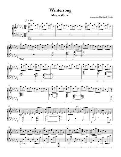 Wintersong - Piano Arrangement