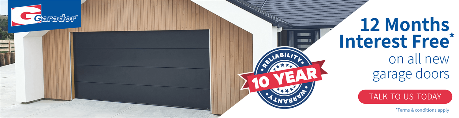 Garador - 12 Months Interest free on all new garage doors