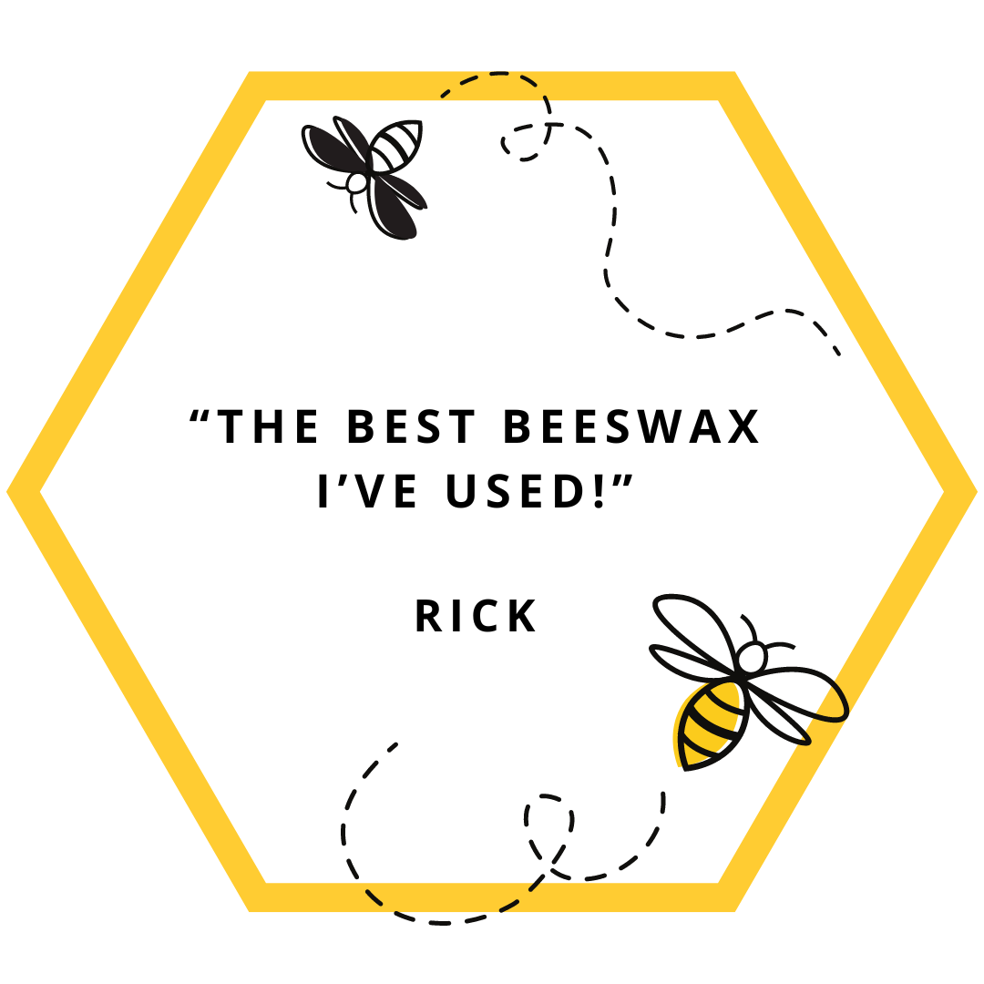Customer review: "The best beeswax I have used!" - Rick