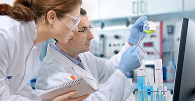 at work laboratory setting