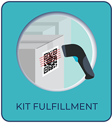 kit fulfillment process icon