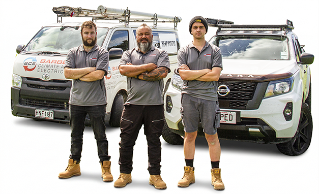 Dave and the Team Dave Barber, and Team of Barber Climate and Electrical Dannevirke