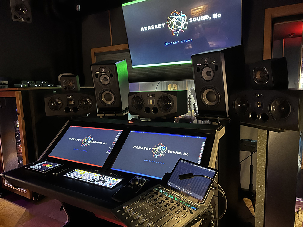 The Henszey Sound control room