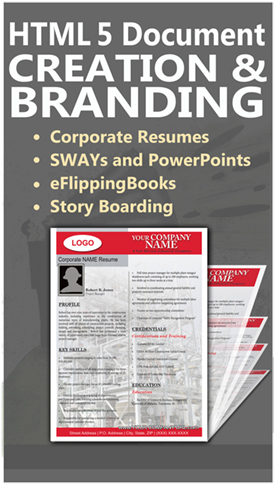 HTML 5 document creation and branding by Douglas USA