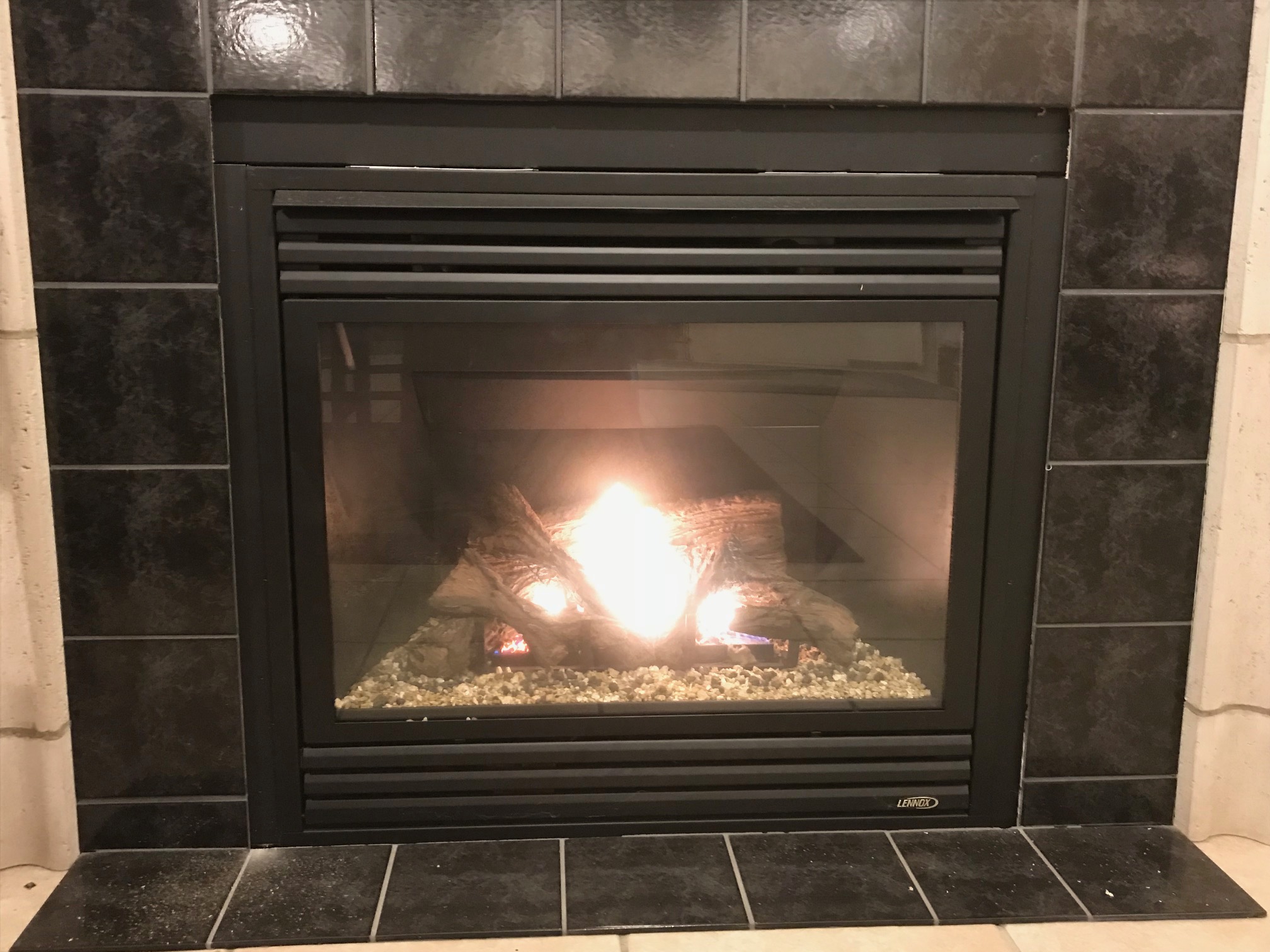 Fireplace installation 12