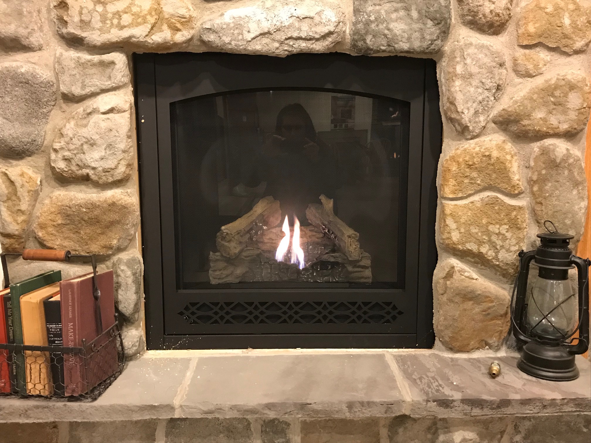 Fireplace installation 10