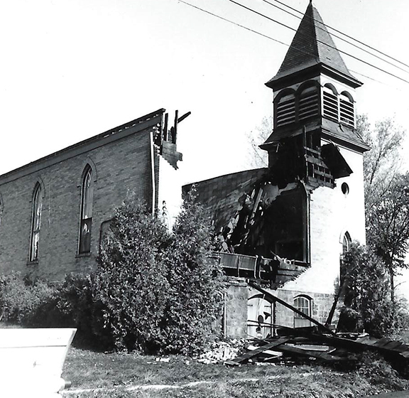 Historic photographs of the Merrimac Methodist Church 4 of 7