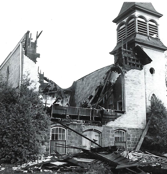 Historic photographs of the Merrimac Methodist Church 3 of 7