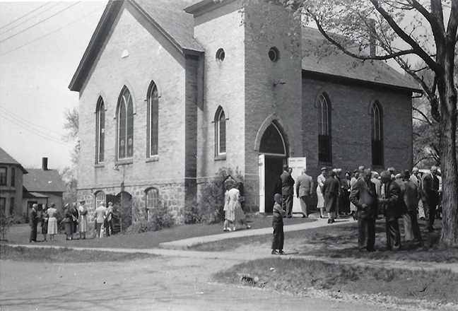 Historic photographs of the Merrimac Methodist Church 2 of 7