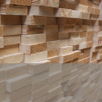 Planed wood