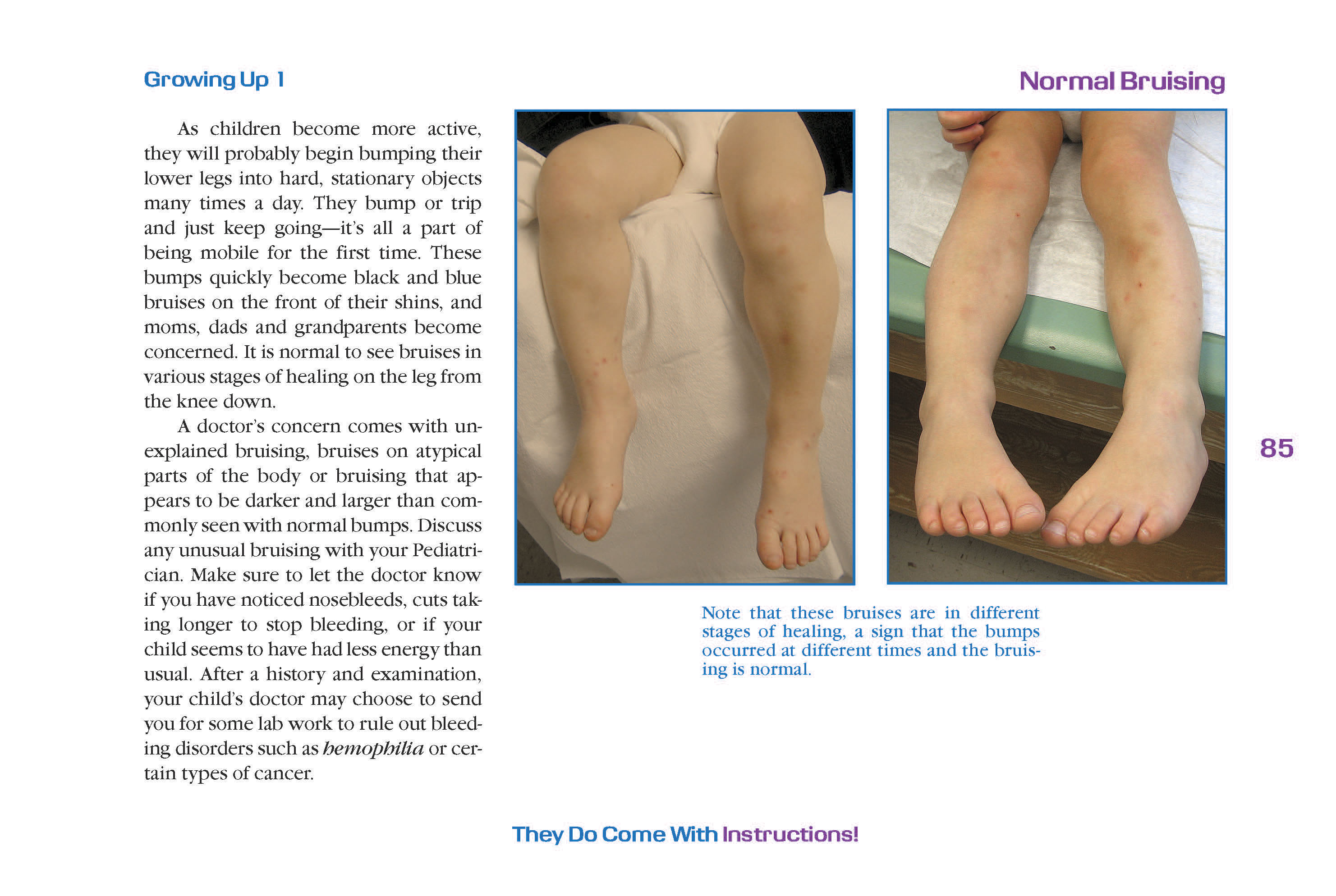 Sample page 13 of 16 from the book “They Do Come With Instructions!”