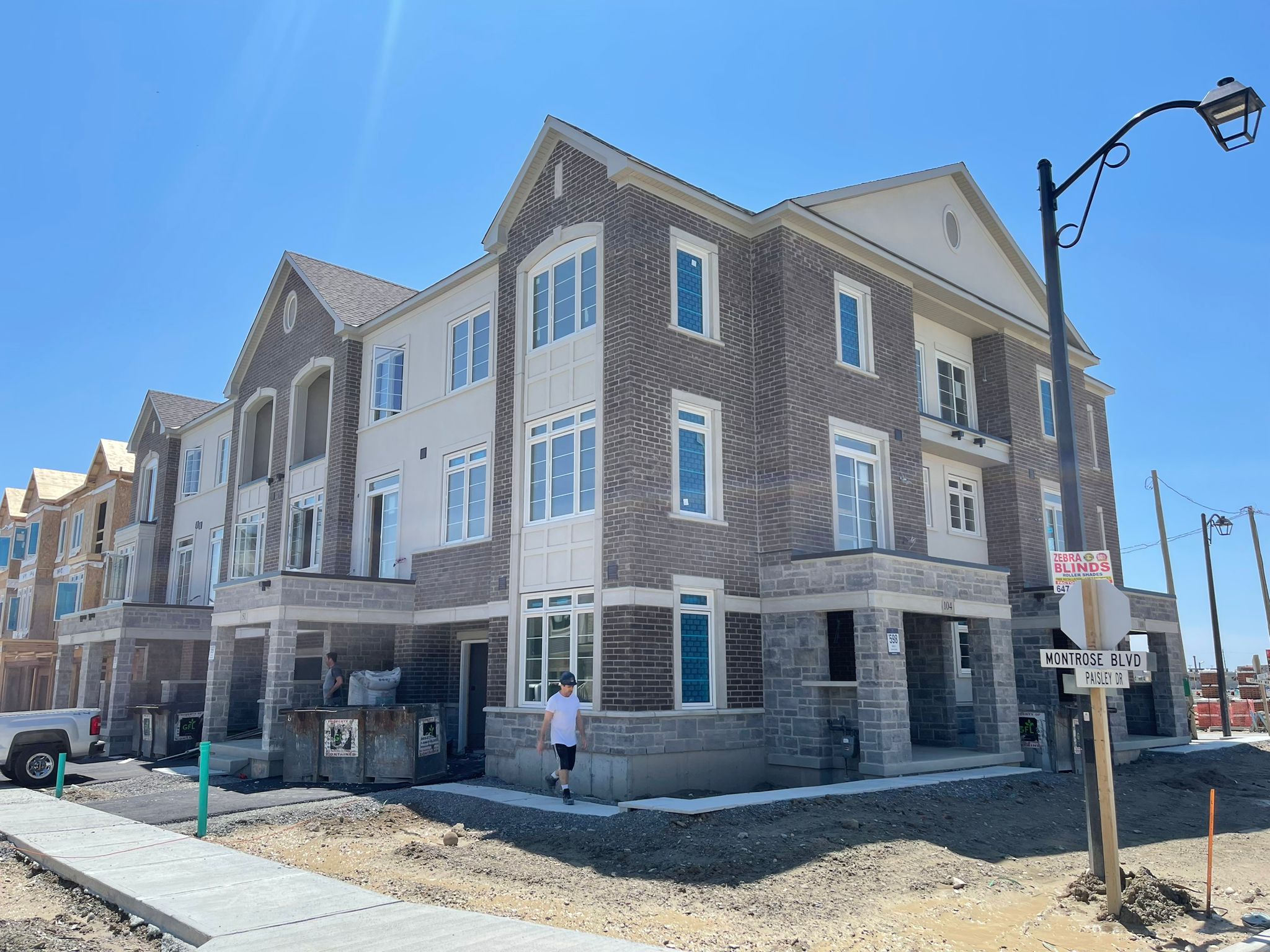 Townhouse row completed by SSF Construction