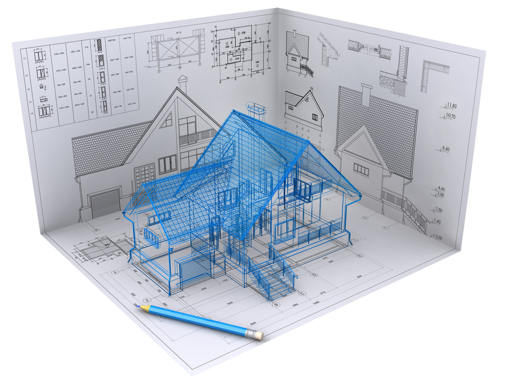 Architectural plans for a new build