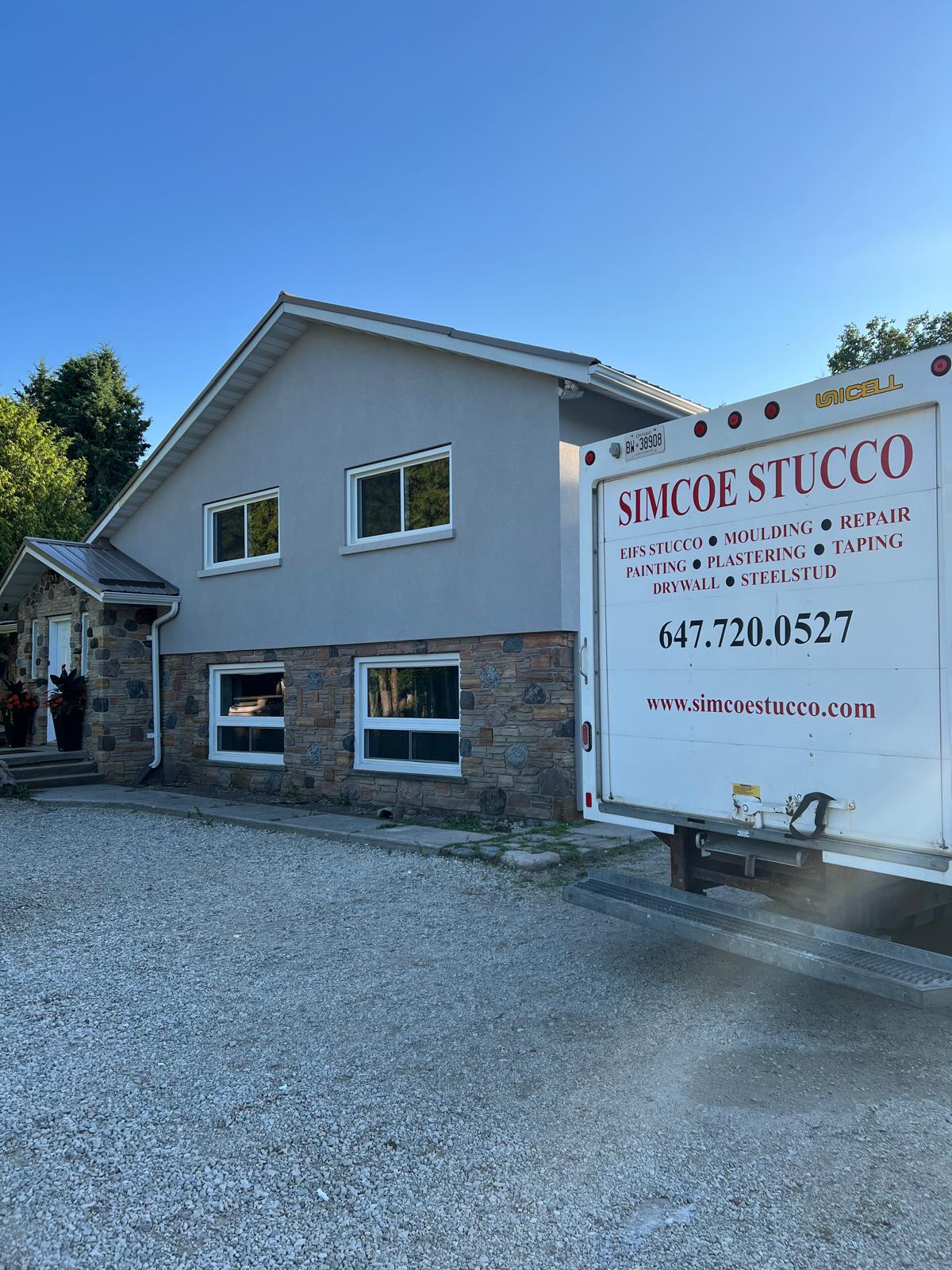 Simcoe Stucco stucco and exterior project 45