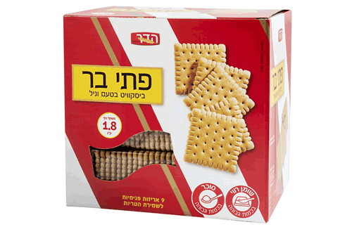 ביסקויט פתי בר וניל קמעונאי