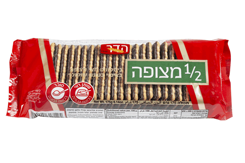 חצי מצופה תה ביסקויט