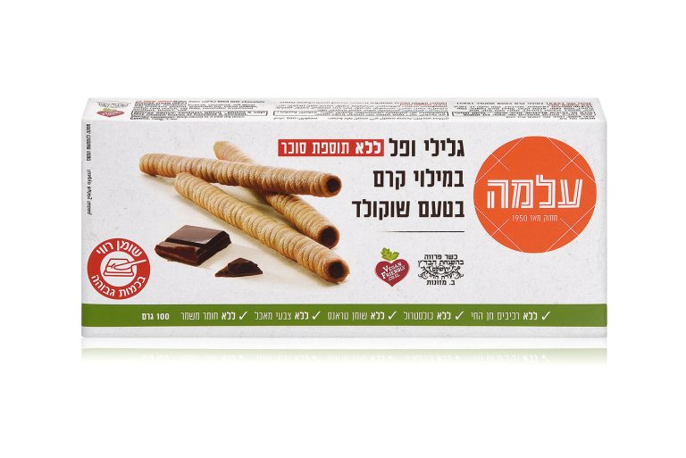 גלילי וופל ללא סוכר