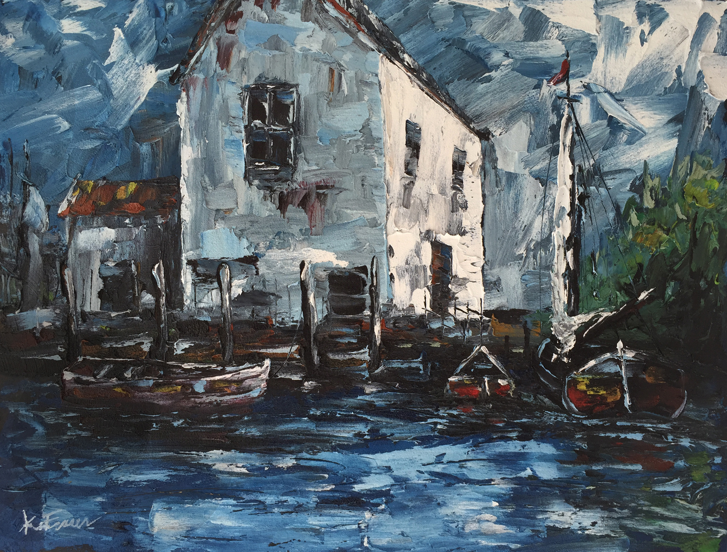 Painting by Ken Fraser 2