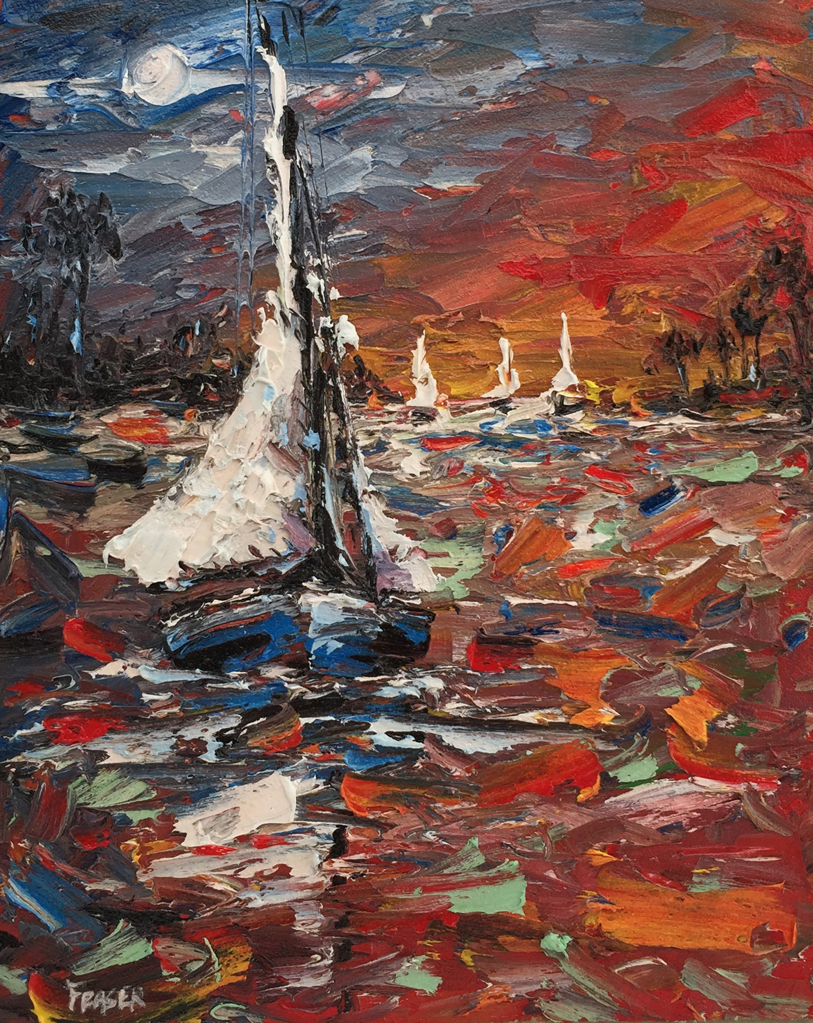 Painting by Ken Fraser 1