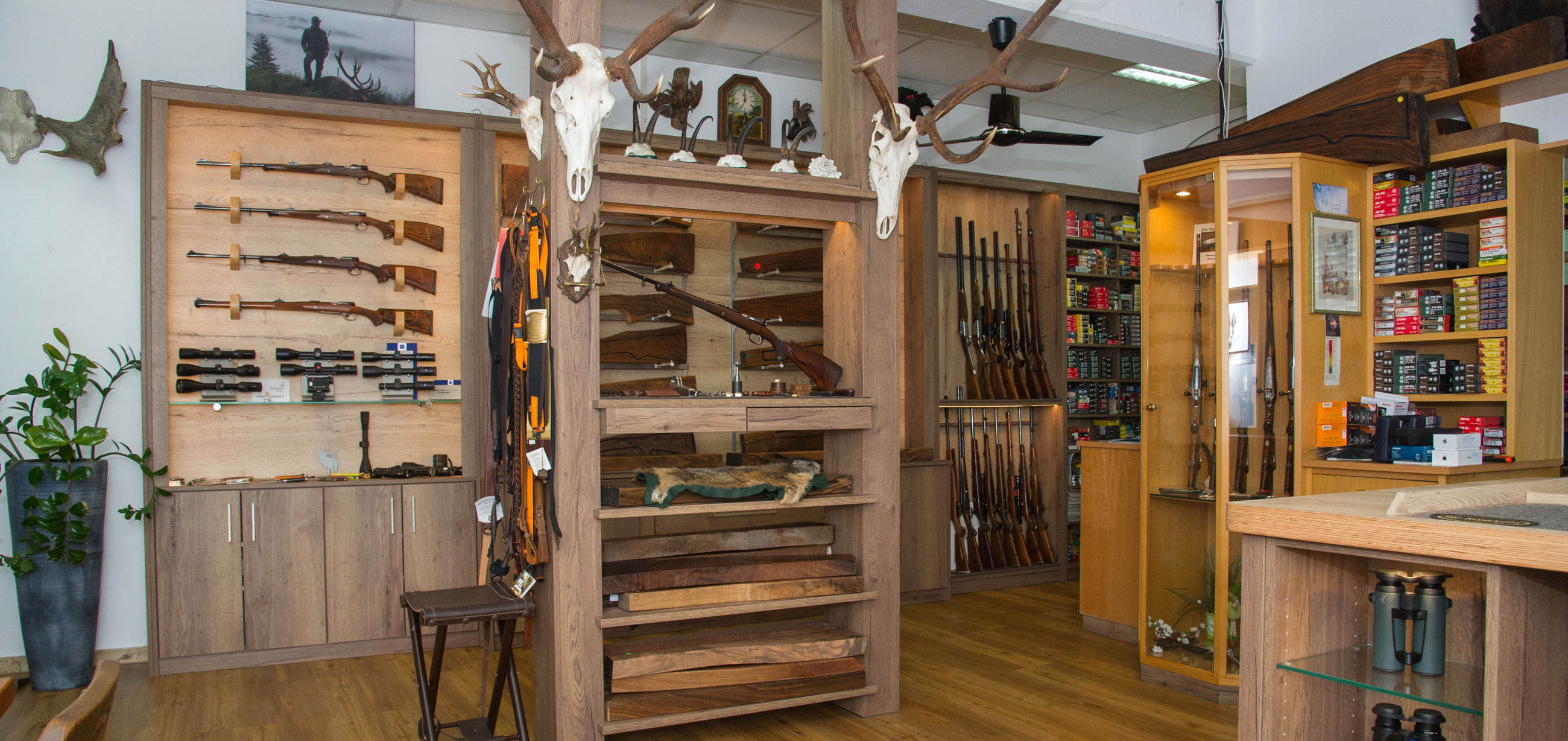 store hunting accessories and weapons