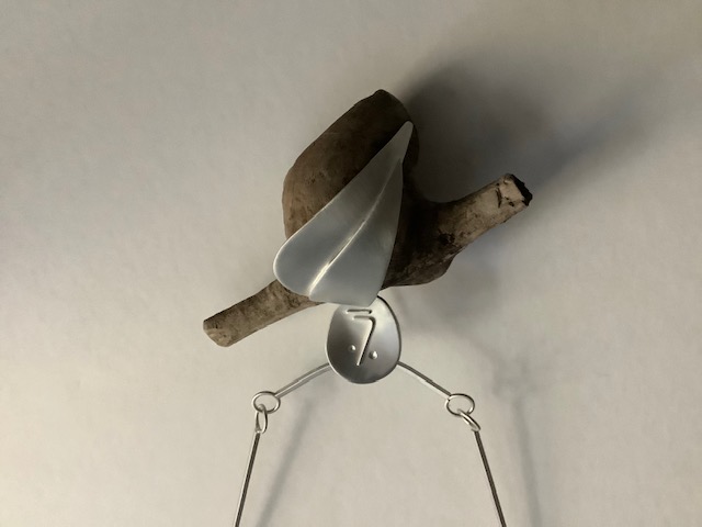 Neck jewellery by Elisabeth Soppelsa - Sterling Silver, Wood