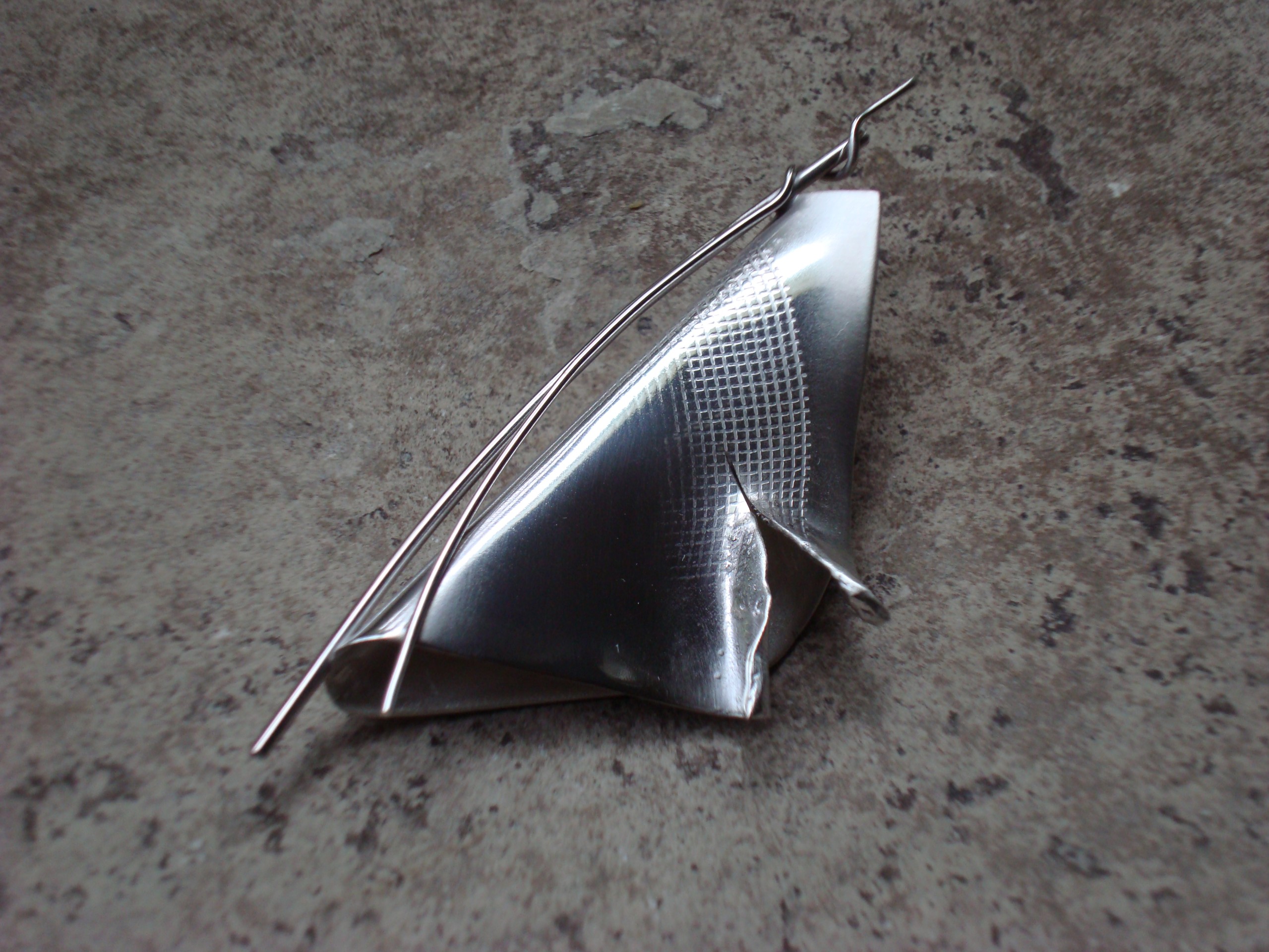 Brooch by Elisabeth Soppelsa - Sterling Silver