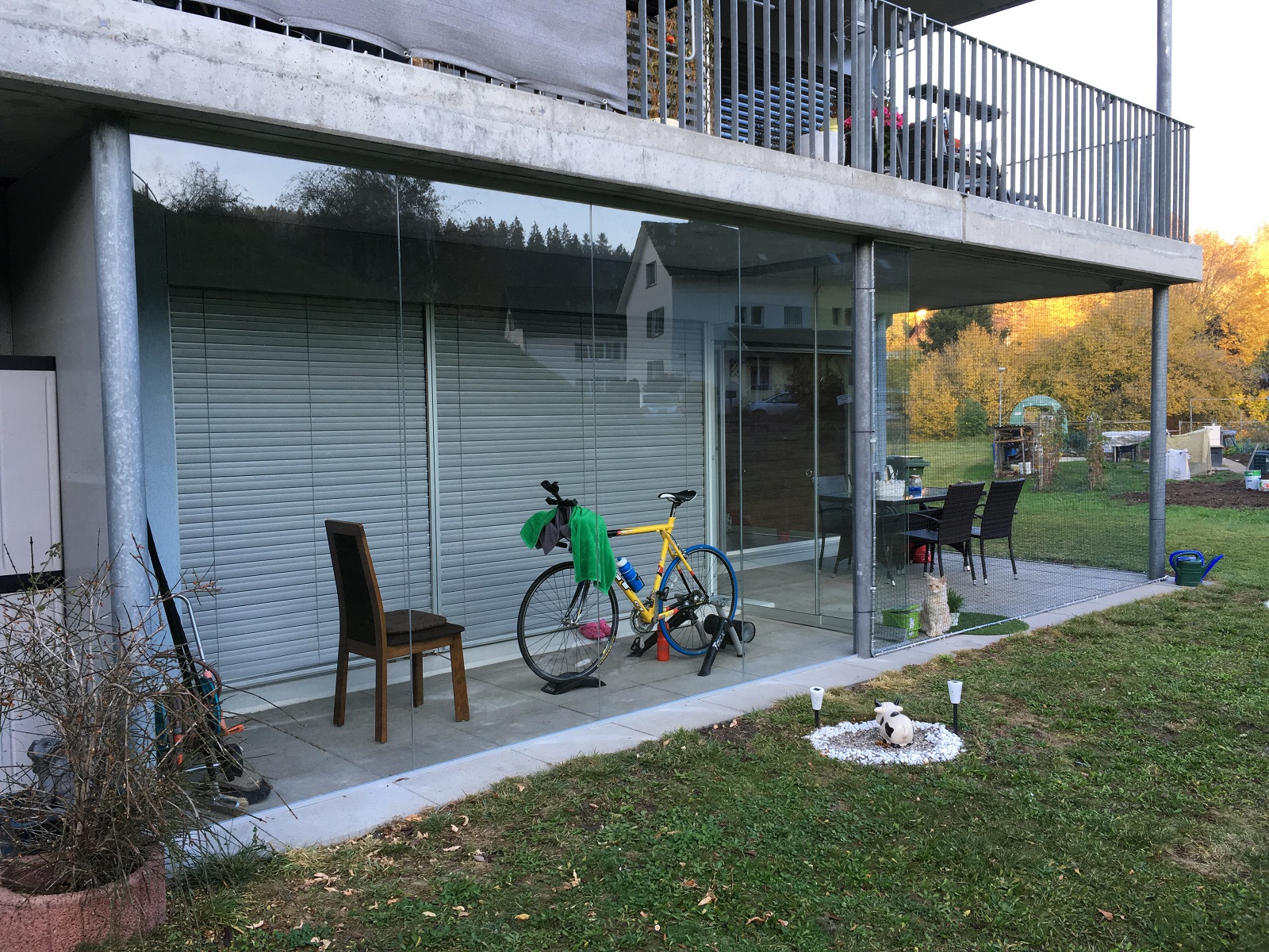 Sitzplatz Verglasung Elsau