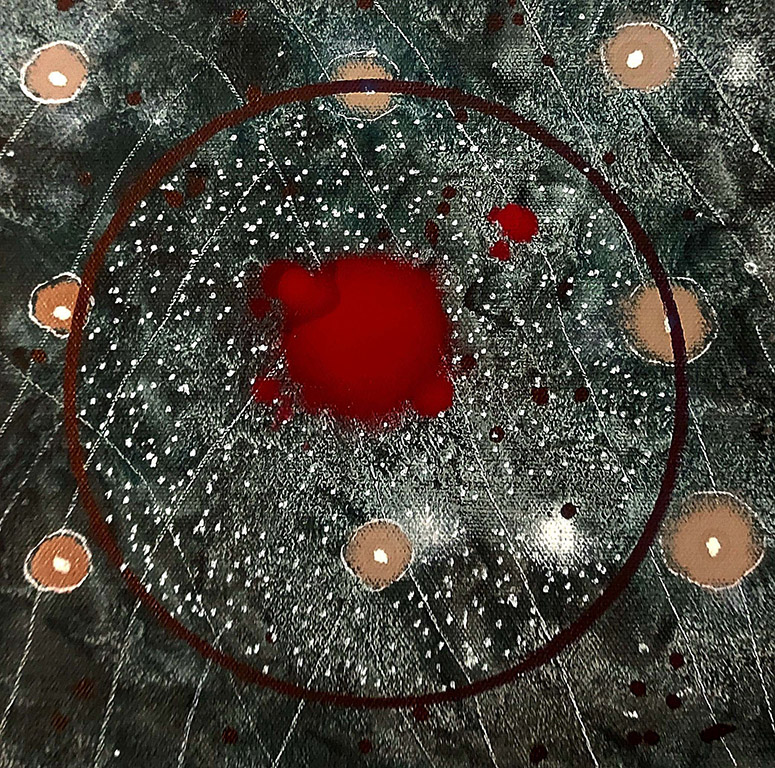 Scrolls /Notes,Series. DETAILS from a 10 Meters X 220 cm. Oil on Canvas .2023-2024 ​ — 23