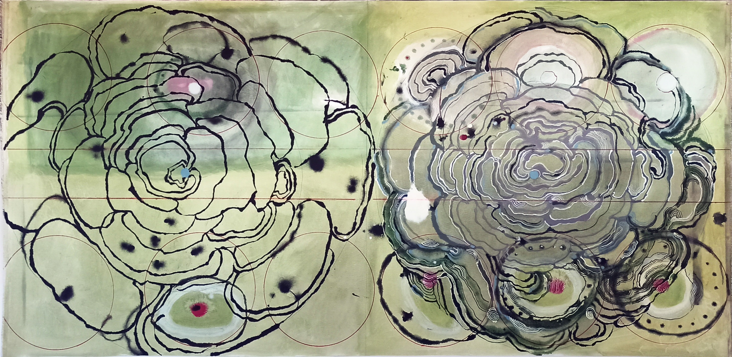 Poetically Correct Seiies. 215 X107 cm, Oil on Canvas .2025 ​ — 4