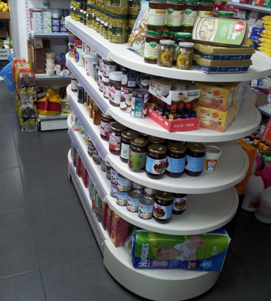 מדפים לחנויות בצפון