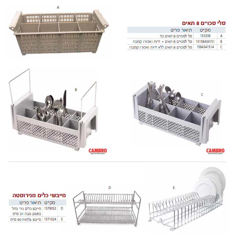 כלי שטיפה ואחסון - 1 - עמוד 4