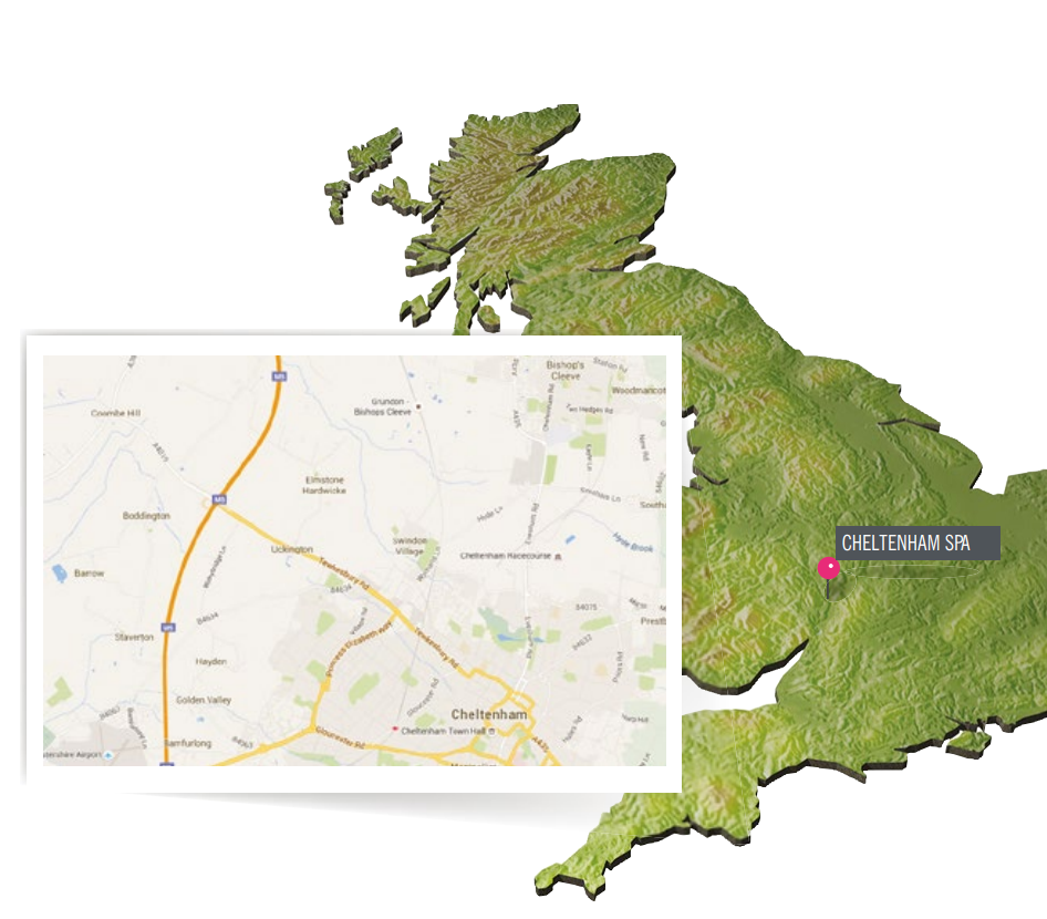 MONU Skincare headquarters in Cheltenham Spa