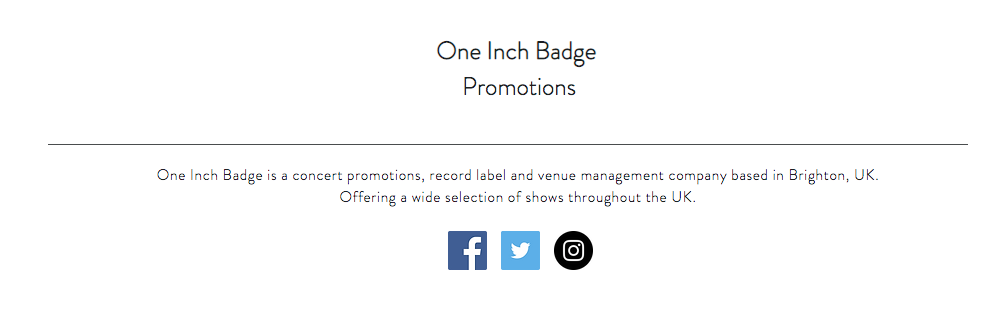 One Inch Badge
