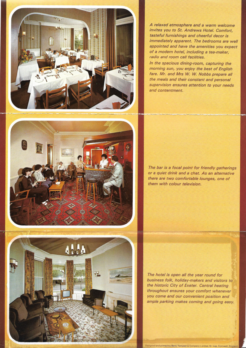 St Andrews Hotel Exeter Devon