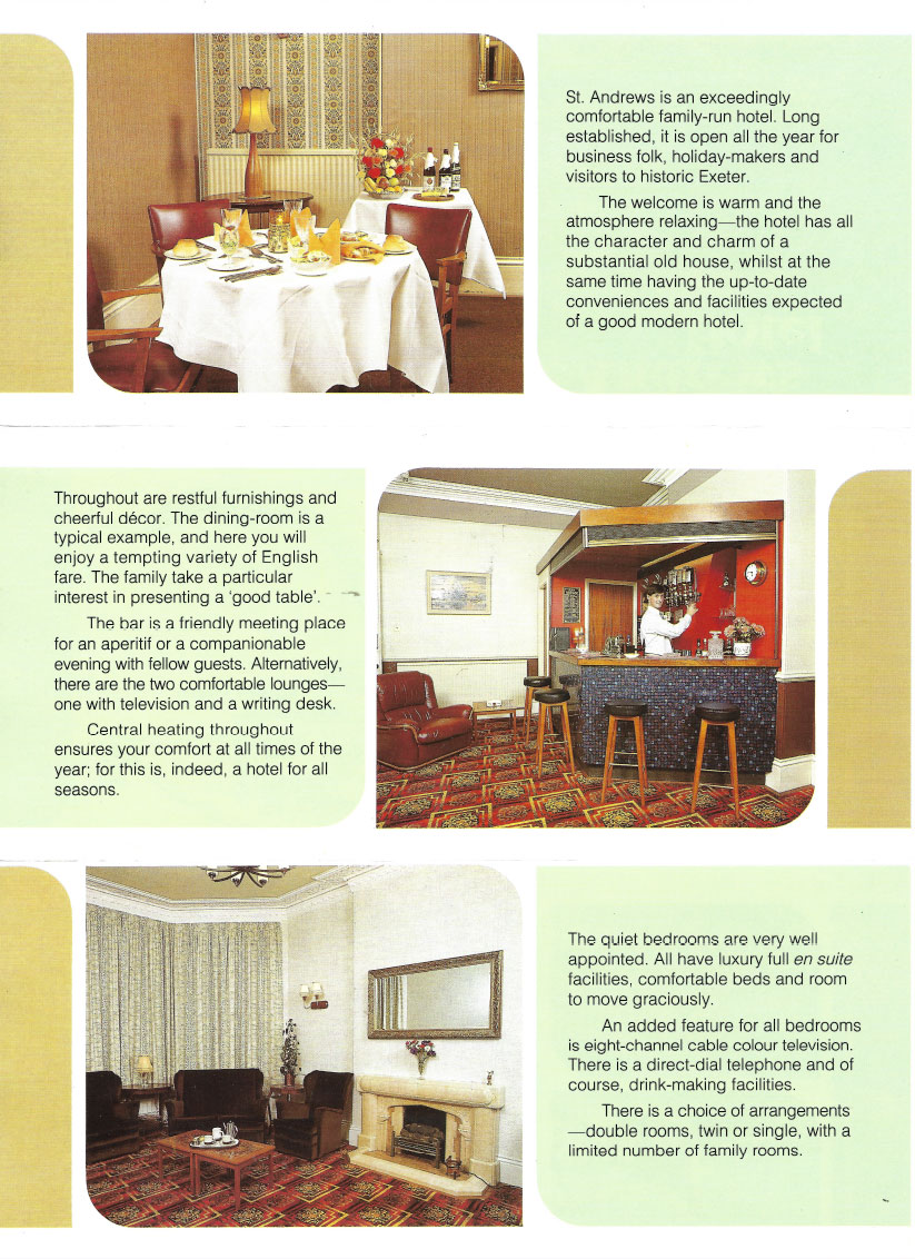 St Andrews Hotel Exeter Devon