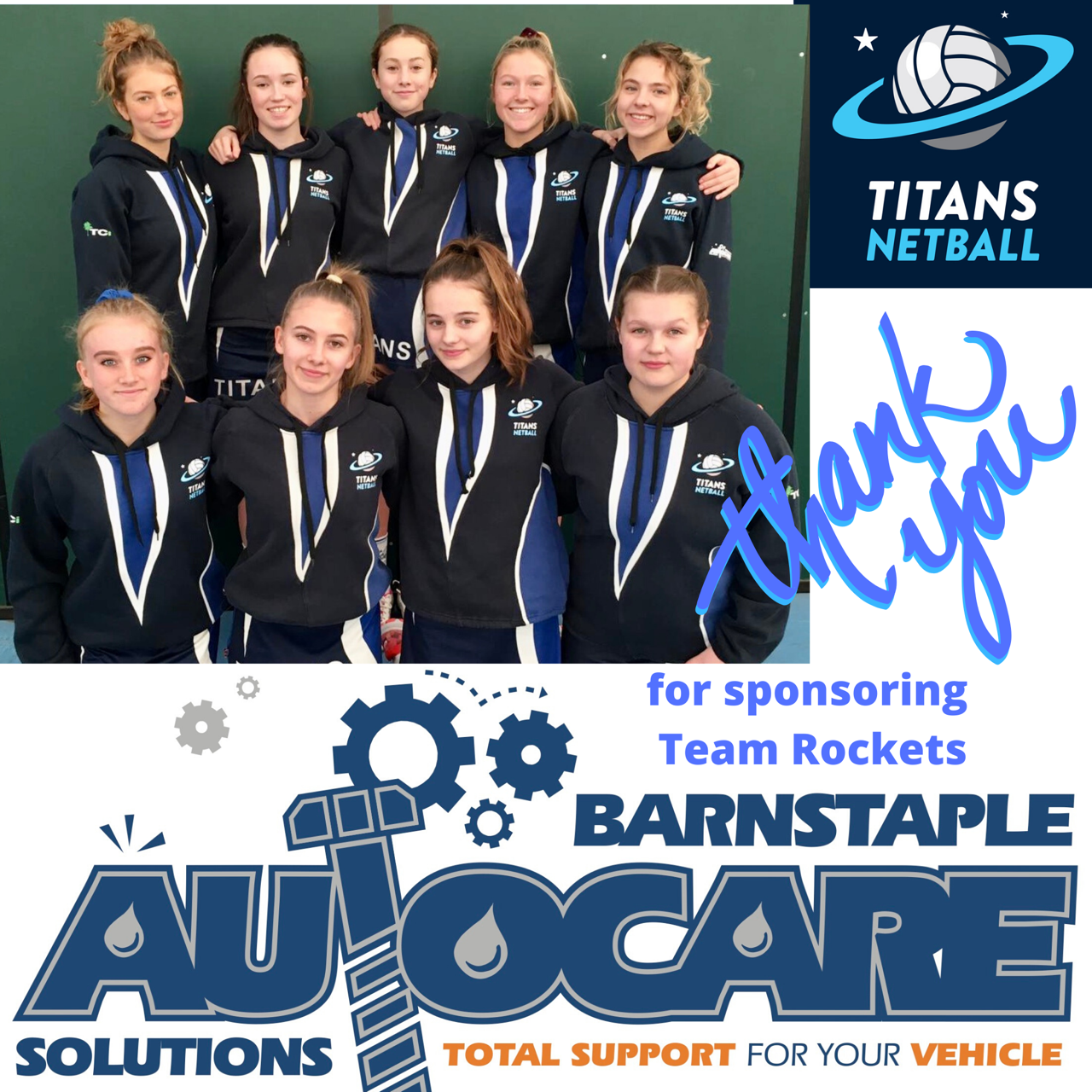 THANK YOU to sponsor
