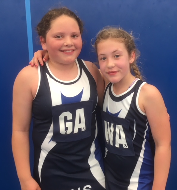 Rhianna & Caitlin at U12 SW Regional Tournament 