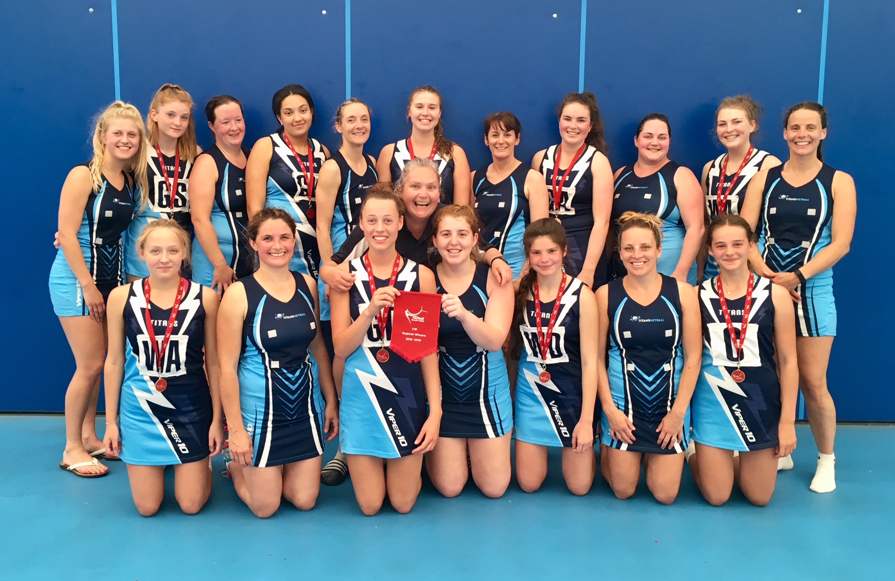 June 2019 - Titans U19's & Masters Mix Up team