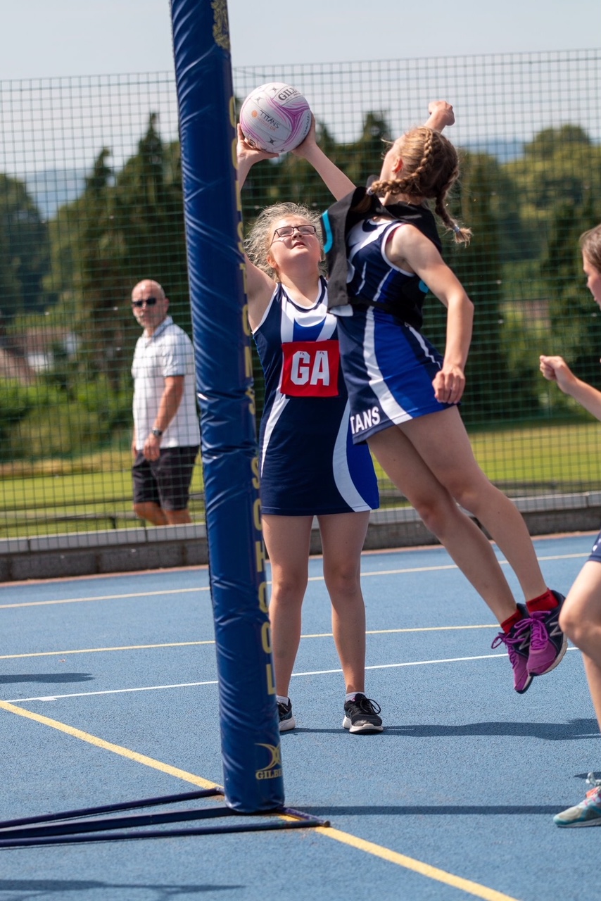 July 2019 - Freya putting up the shot