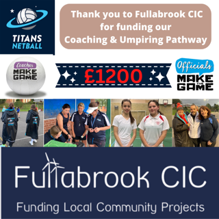 £1200 Funding from Fullabrook