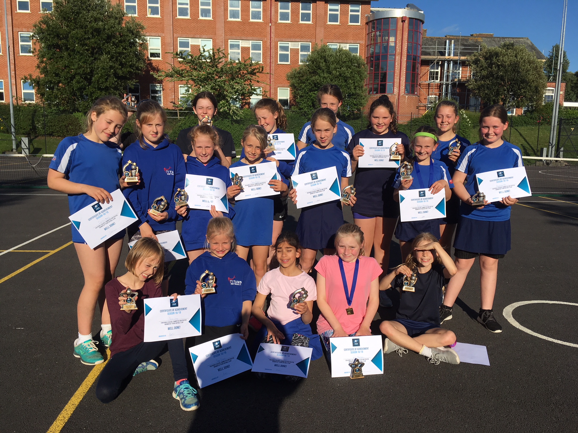 June 2019 - U11's Individual Award Winners