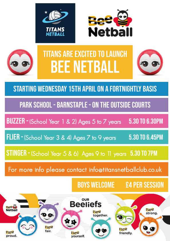 BEE NETBALL Coming to Titans