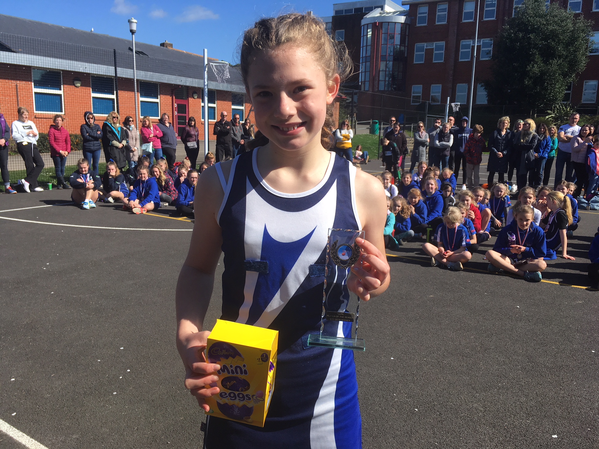 March 2019 - Eliza Cutler wins Players Player Award in the U11 Section