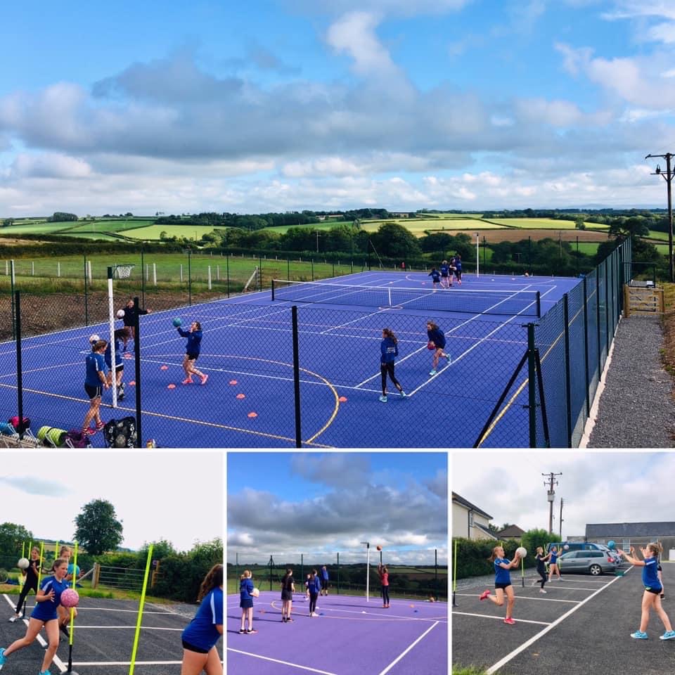 Fantastic Netball Court at Roborough