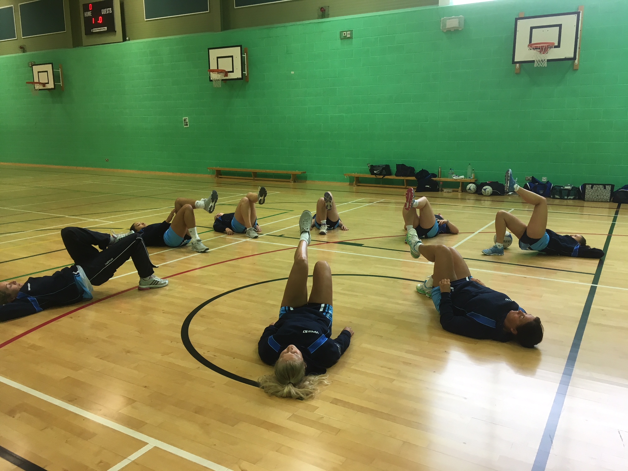 Thunder warming up 30th Sept