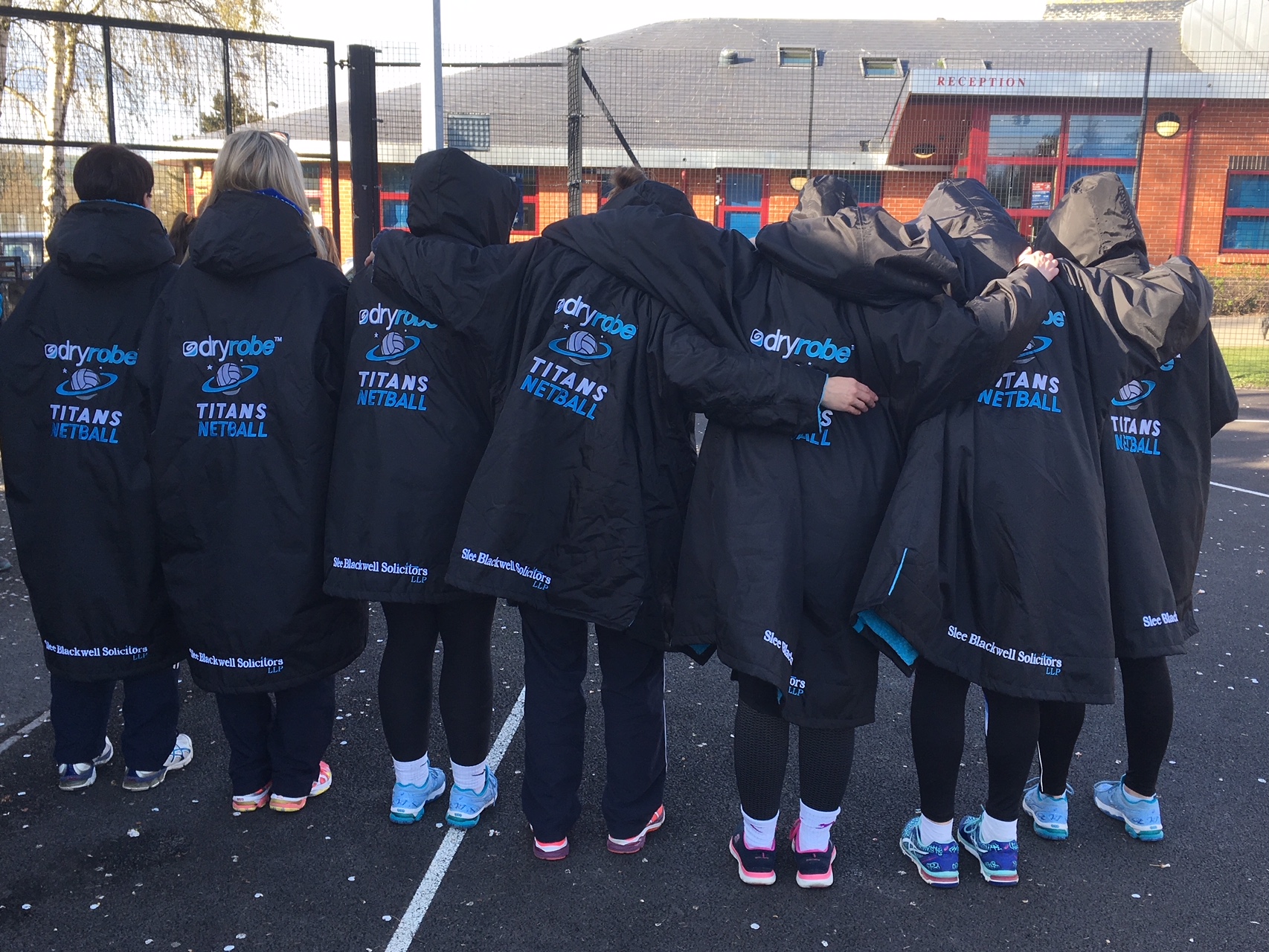 Titans Coaches with their Dry Robes - April 2019